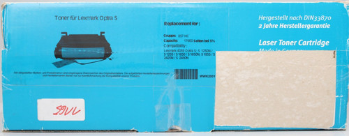 Lexmark optra 857hc toner - 857hc,