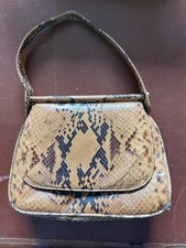 Handtasche Schlangenleder Vintage Python
