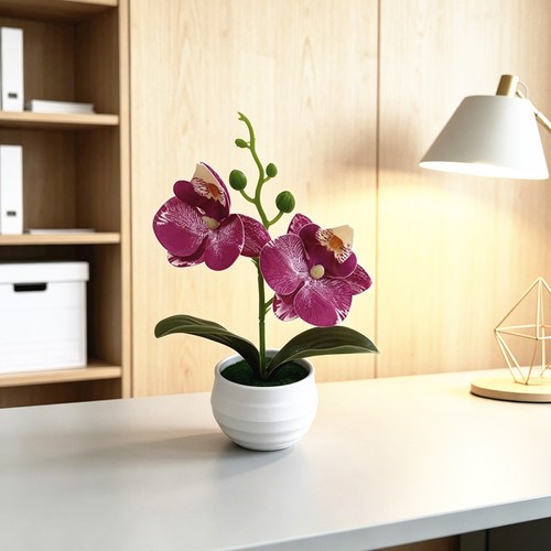 Künstliches kopf orchidee - künstliches,