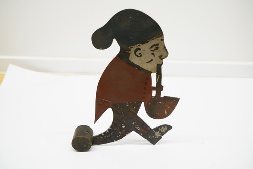 Alte metall wackelfigur - alte, /