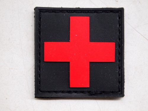 Emblem klettpatch rot - emblem,,