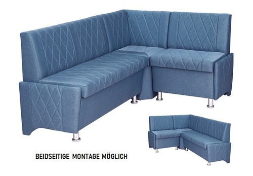 Eckbank polin jeansblau - eckbank,