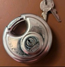 ABUS Diskus Schloss 26/80 Vorhängeschloss + 2 Schlüssel