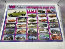 Poster 25 Jahre Golf VW Golf