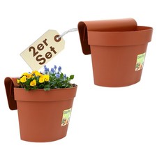 2x Geländertopf Balkon