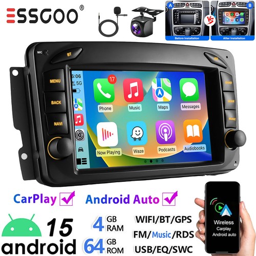 Carplay android15 autoradio - 7",