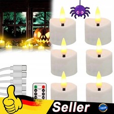 6er Set LED Wiederaufladbar