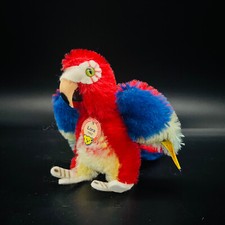 STEIFF Vogel Papagei LORA | 033148 | KFS | 11 cm | Jahr 1998 | GESCHENKIDEE