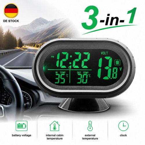Auto thermometer mini grüne - auto,