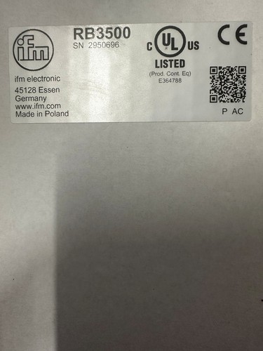 Ifm rb3500 brand new - brand,
