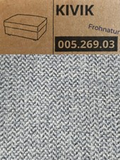 Ikea KIVIK Bezug Hocker mit Aufbewahrung Tibbleby beige/grau 005.269.03 NEU