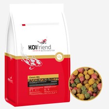 Koifutter Classic Mix 20 kg 5 Sorten Fischfutter 3/6 mm Spirulina Koi Fisch Gold