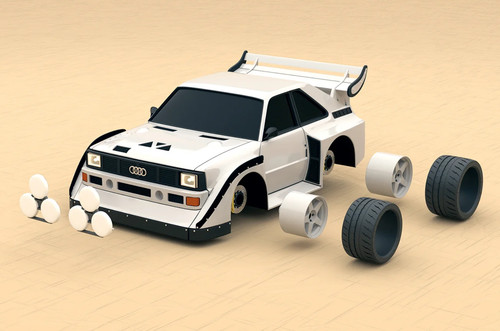 Scale audi quattro - scale,