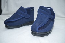 PROMED Damen Spezial Schuhe Verbandschuhe Haus Klett Gr 36 UK3,5 Blau leicht Neu