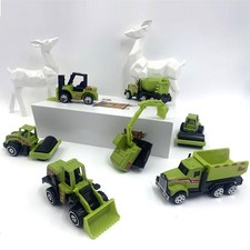 6x Gabelstapler Roller Muldenkipper Traktor Sandfahrzeug Spielset, Cartoon Mini