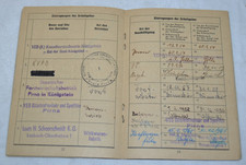 Ausweis 1954 Pirna Kasernierte