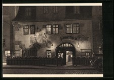 Saalfeld, Ansichtskarte, Gasthaus Das Loch 1937 