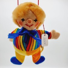 Steiff Archiv! Steiff 6343/18 Rollo Clown mit Rassel 18 cm Geschmacksmuster