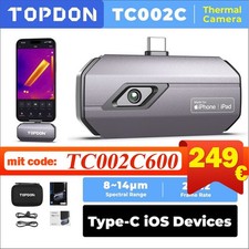 TOPDON TC002C Wärmebildkamera Infrarot-Thermometer 512x384 TISR IR Auflösung DHL