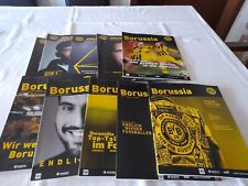 10 Stück BVB Mitgliedermagazine (200-209) + Sammeltasse Dortmund