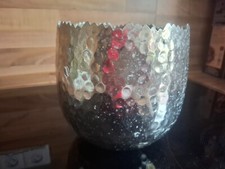 2 Übertöpfe silber gehämmert, sehr edel