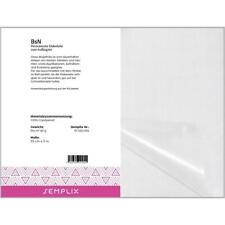 Semplix PIG Permanente Klebefolie zum Aufbügeln 35 cm x3 m Sticken Stickmaschine