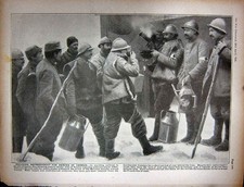 Alter antiker Druck Ww1 1916