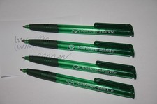 4 Kugelschreiber mit Werbung Raiffeisenmärkte Kuli Konvolut Werbegeschenk