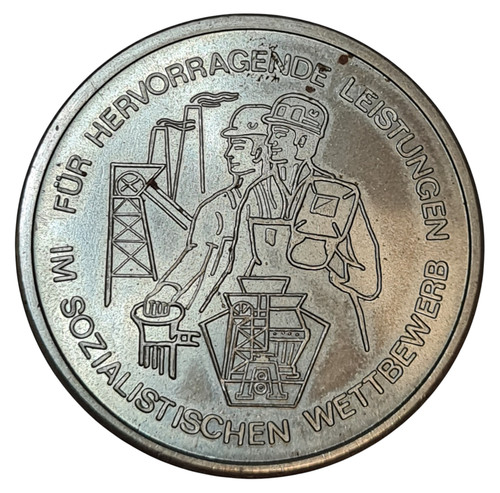 Ddr medaille veb bergbau - bergbau, und