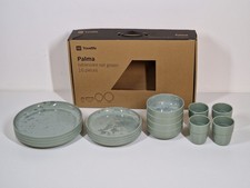 Travellife Palma Geschirrset Grün 16tlg. Camping Melamin Geschirr Outdoor Teller