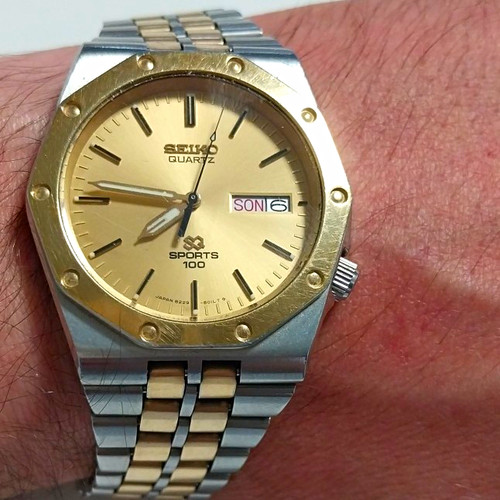 Seiko quartz sports - quartz, 100