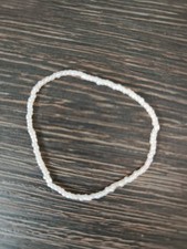 Armband Weiß Schimmer Gummiband Elastisch Damen Schmuck