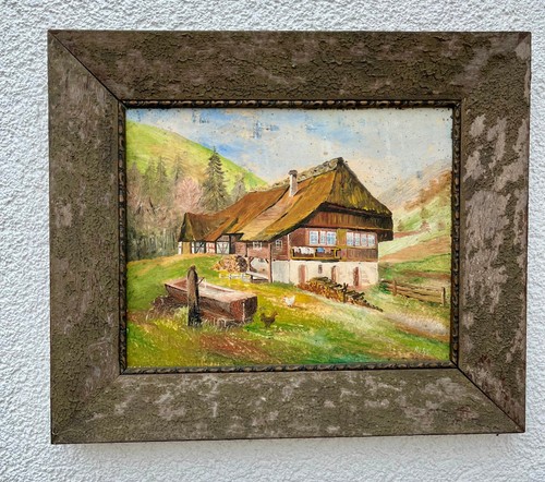 Alt schönes bild ölgemälde - schönes,