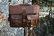 Herren Gvb Echtleder Vintage Laptop Handmade Aktentasche Kuriertasche