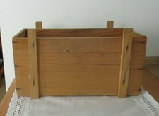 Ältere Holzkiste Fichte Holzbox Landhaus Garten Küche 25,5x13x13 cm