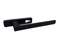 HOPPE Hebeschiebegarnitur Muschelgriff PZ TOULON , Länge 253, Alu schwarz matt