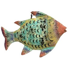 Metallfigur Fisch als