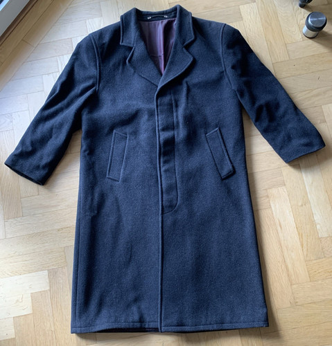 Vintage herren wollmantel - vintage,