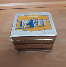 Zigaretten Blechdose, Tabakdose, Marke Senoussi, Reemtsma 50 Cigaretten, alt