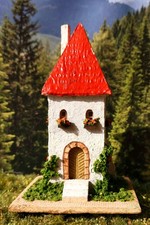 RS Spitaler H0 Holz 5491 kleiner Stadtturm Haus alt antik 50er Jahre