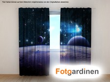 Fotogardinen "Space" Vorhang