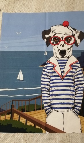 Panel canvas maritim hund - panel,