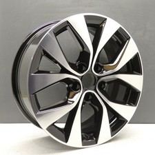 RENAULT CAPTUR 17 ZOLL ALUFELGE FELGE SCHWARZ DIAMANTSCHLIFF 403009043R ORIGINAL X1