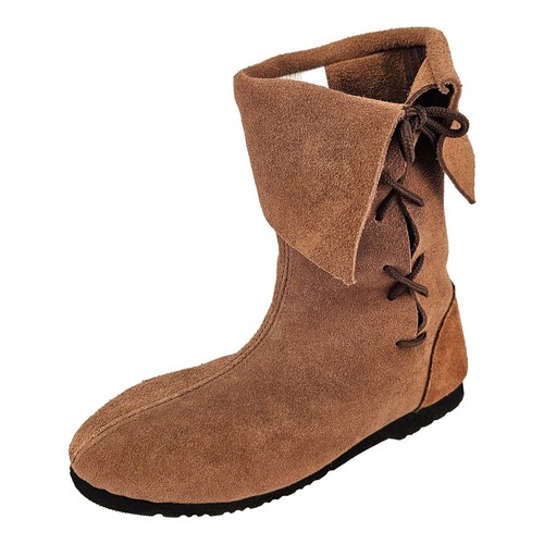 Stulpenstiefel aus wildleder - stulpenstiefel,