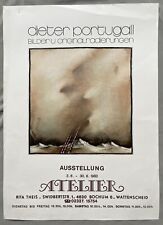 Dieter Portugall, Druckgrafik, Ausstellungsplakat von 1983