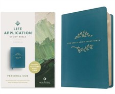 NLT Life Application Study Bible, Third Edition, Teal (Leather / fine binding)