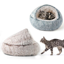 Plüsch Haustier Höhle Bett Hund Katze Haus Schlafbett Kissen Kiste Kennel Mat