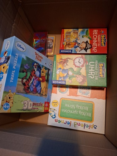 Kinder spiele puzzle - puzzle, paket