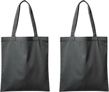 Baumwolltasche Jutebeutel 220g/m²  - Stoffbeutel Unbedruckt mit Langen Henkeln