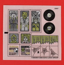 LEGO Aufkleber 10228 Monster